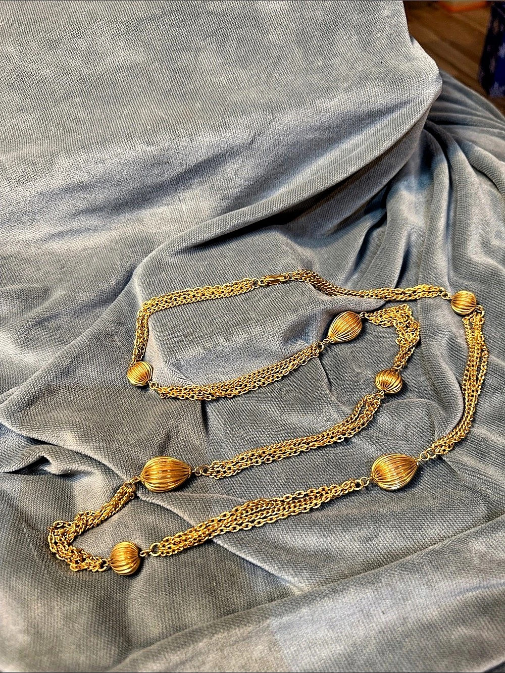 Gold-Tone Statement Chain Necklace